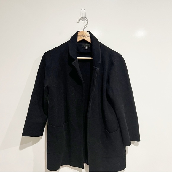 J Crew Sophie open-front sweater blazer Black - Picture 7 of 7